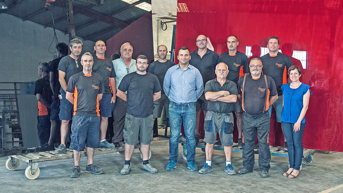 L'equip de Vidrexpress